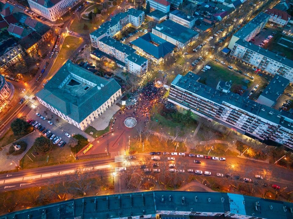 Magyar Péterre Makón sem voltak kíváncsiak