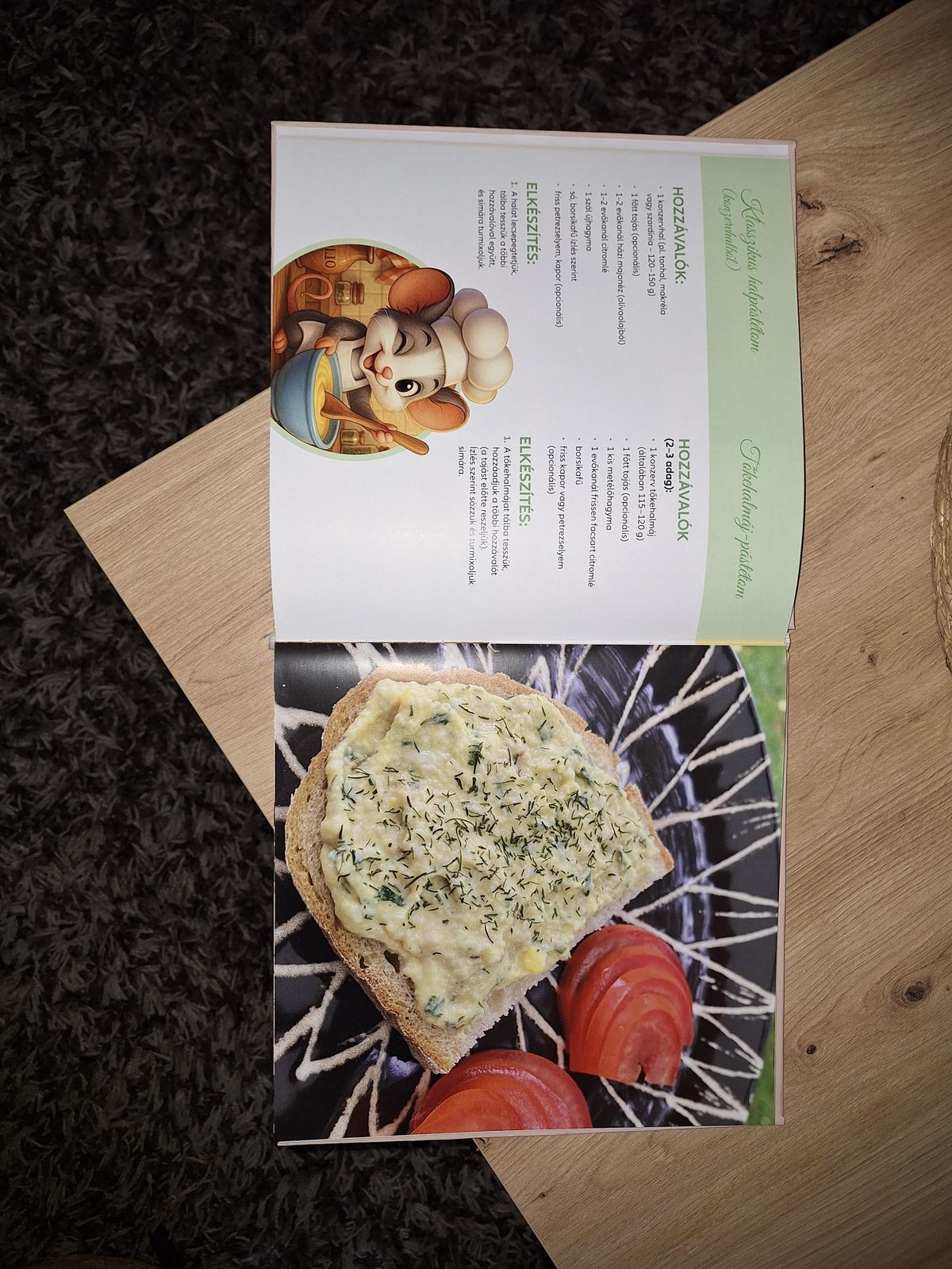 A levesektől a főételeken át a desszertekig minden finomságra gondolt az anyuka