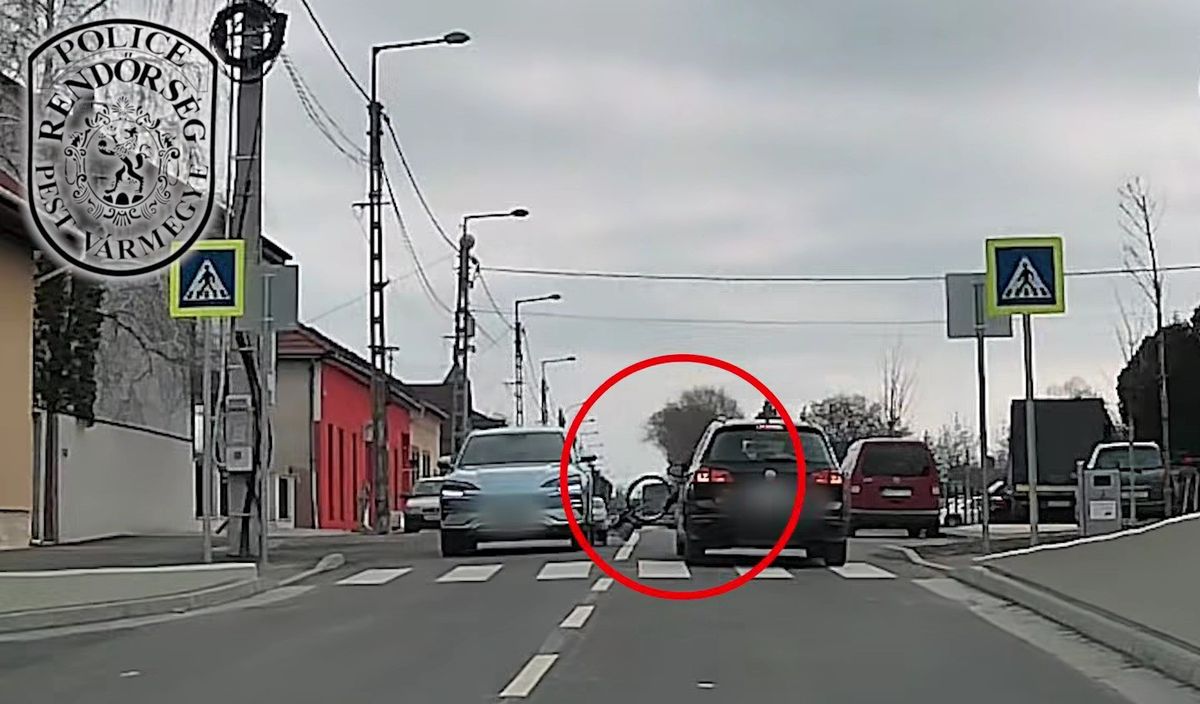 A kerékpáros úgy gondolta, a gyalogátkelőhely valójában egy sárga trikós gyorsasági szakasz