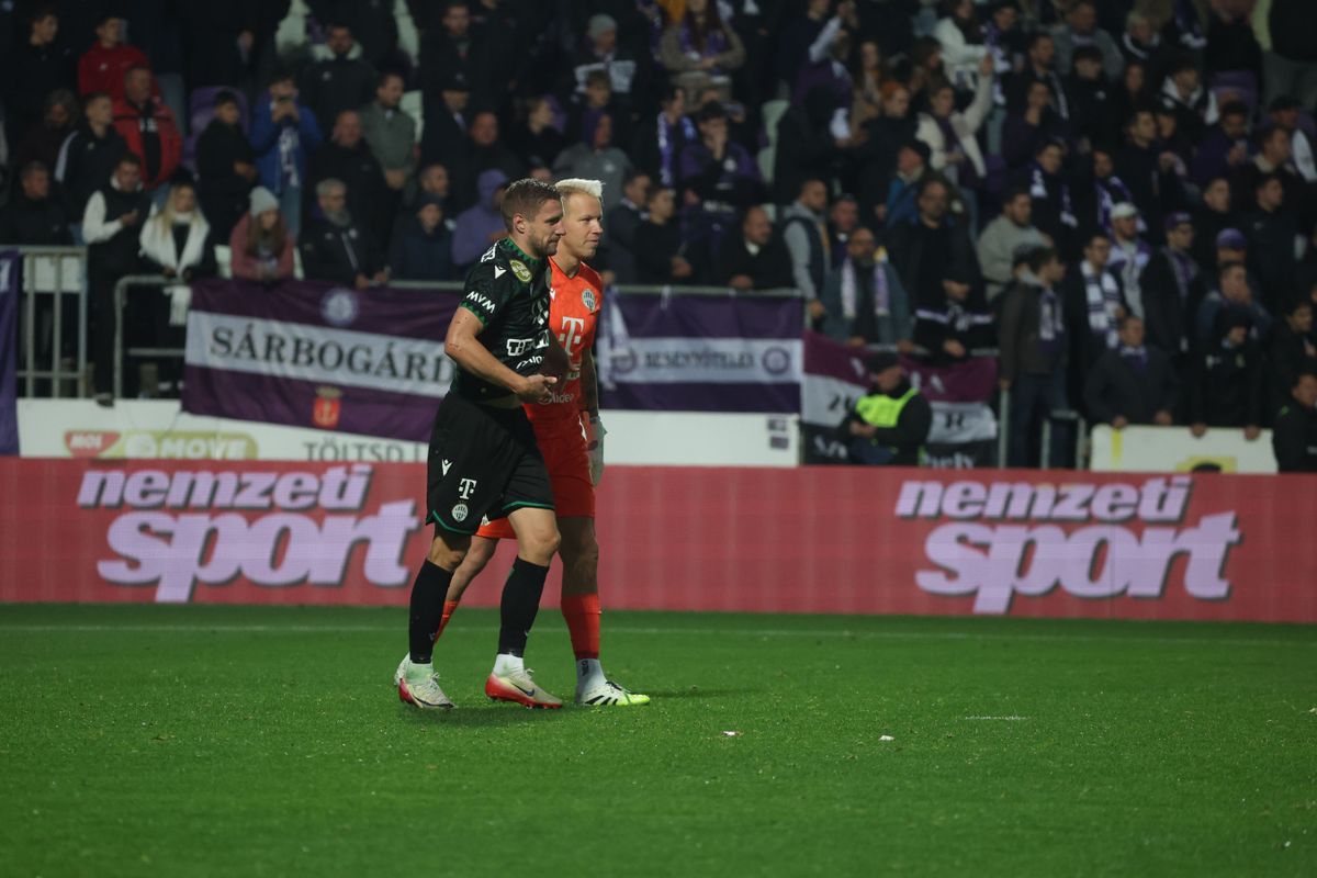 Varga Barnabás és Gróf Dávid a Fradiban