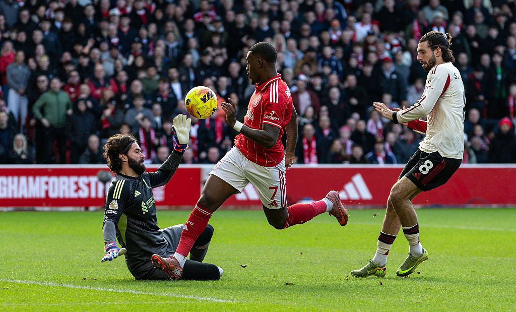 Szoboszlai Dominik a Nottingham-Liverpool találkozón