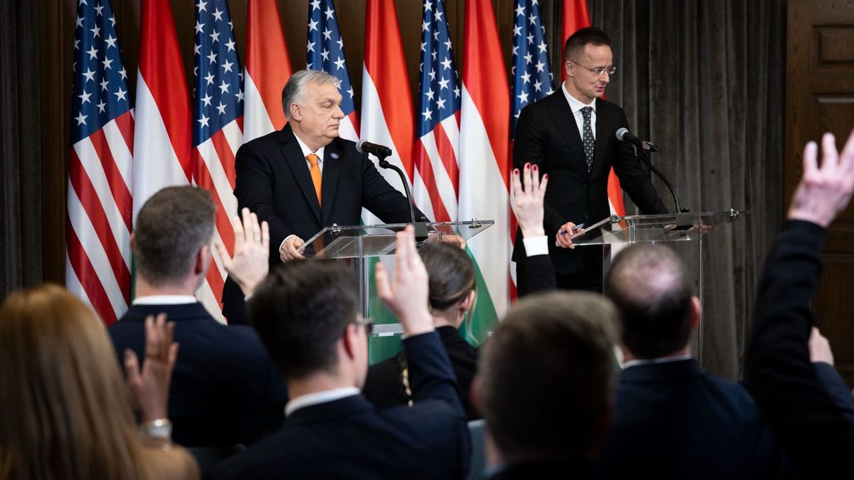 Orbán Viktor és Szijjártó Péter