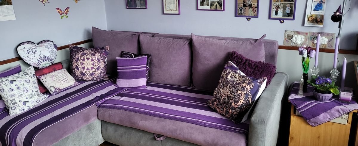A házában is minden lila