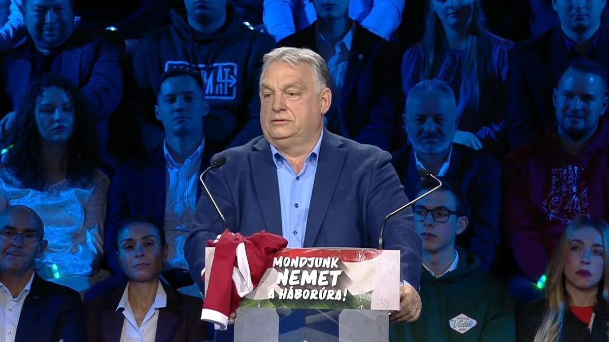 Háborúellenes Gyűlés HEGY Esztergom 2026.02.28. Orbán Viktor