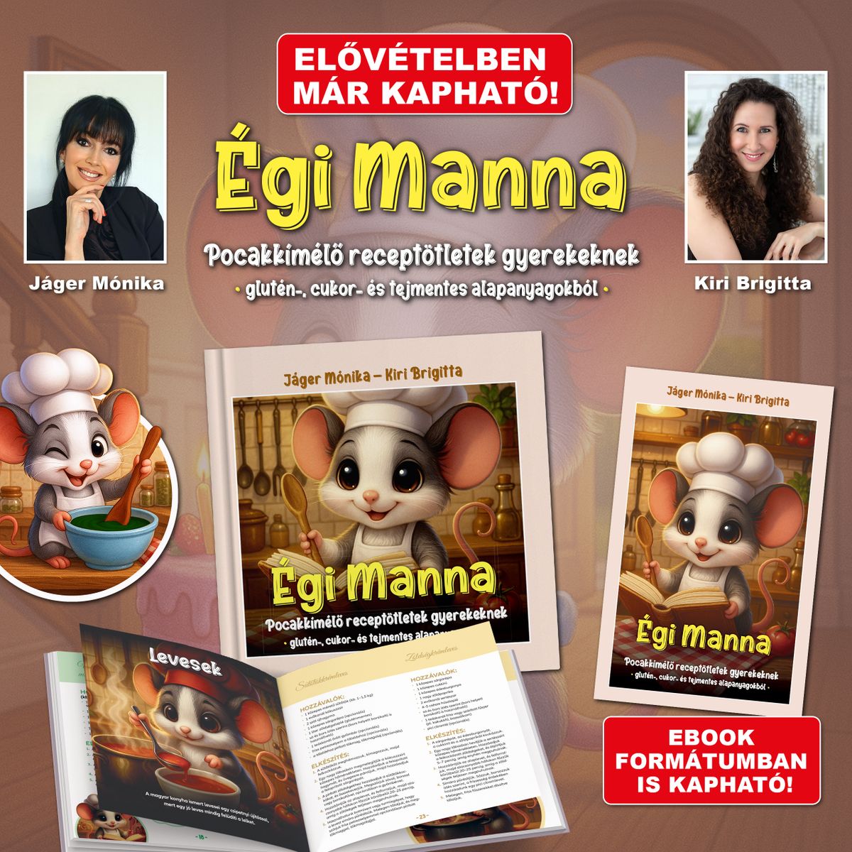 Az édesanya  a könyvet Kiri Brigitta táplálkozás kutatóval együtt készítette 