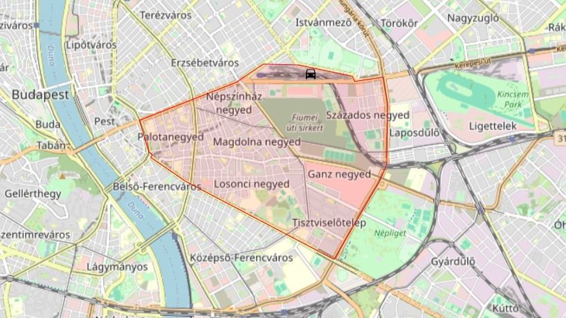 Ráfutásos baleset történt a Kerepesi úton