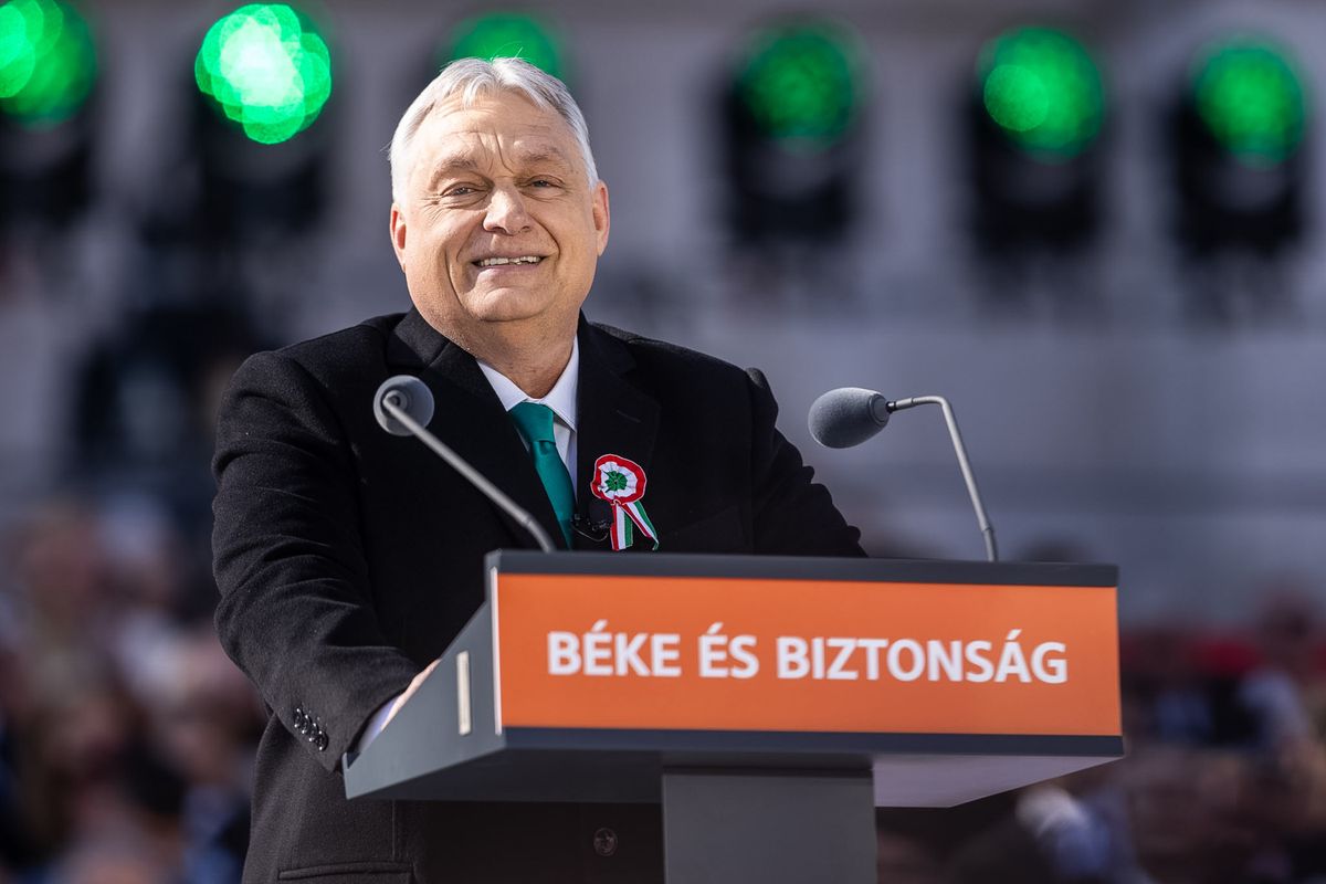 Orbán Viktor a Békemeneten