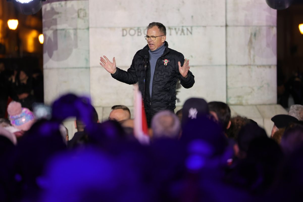 Vágner Ákos az országjárás második állomásán.