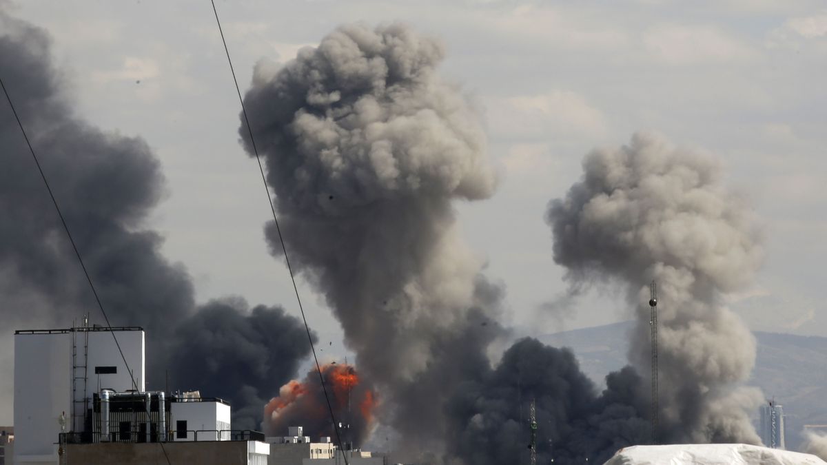 Irán bomba dron támadás