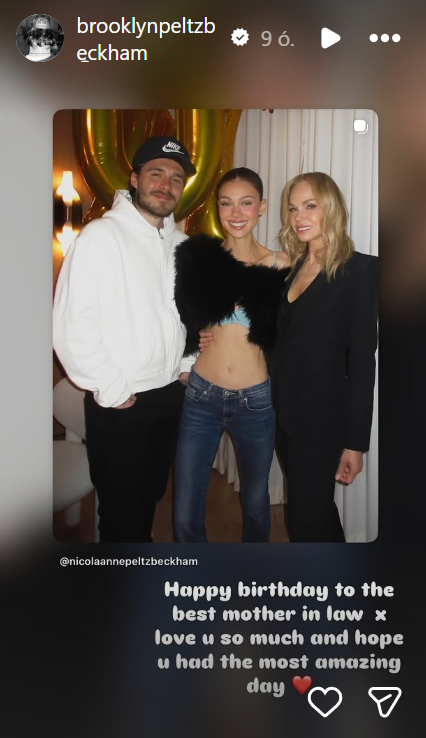 A képet az Instagram történetében osztotta meg vasárnap reggel