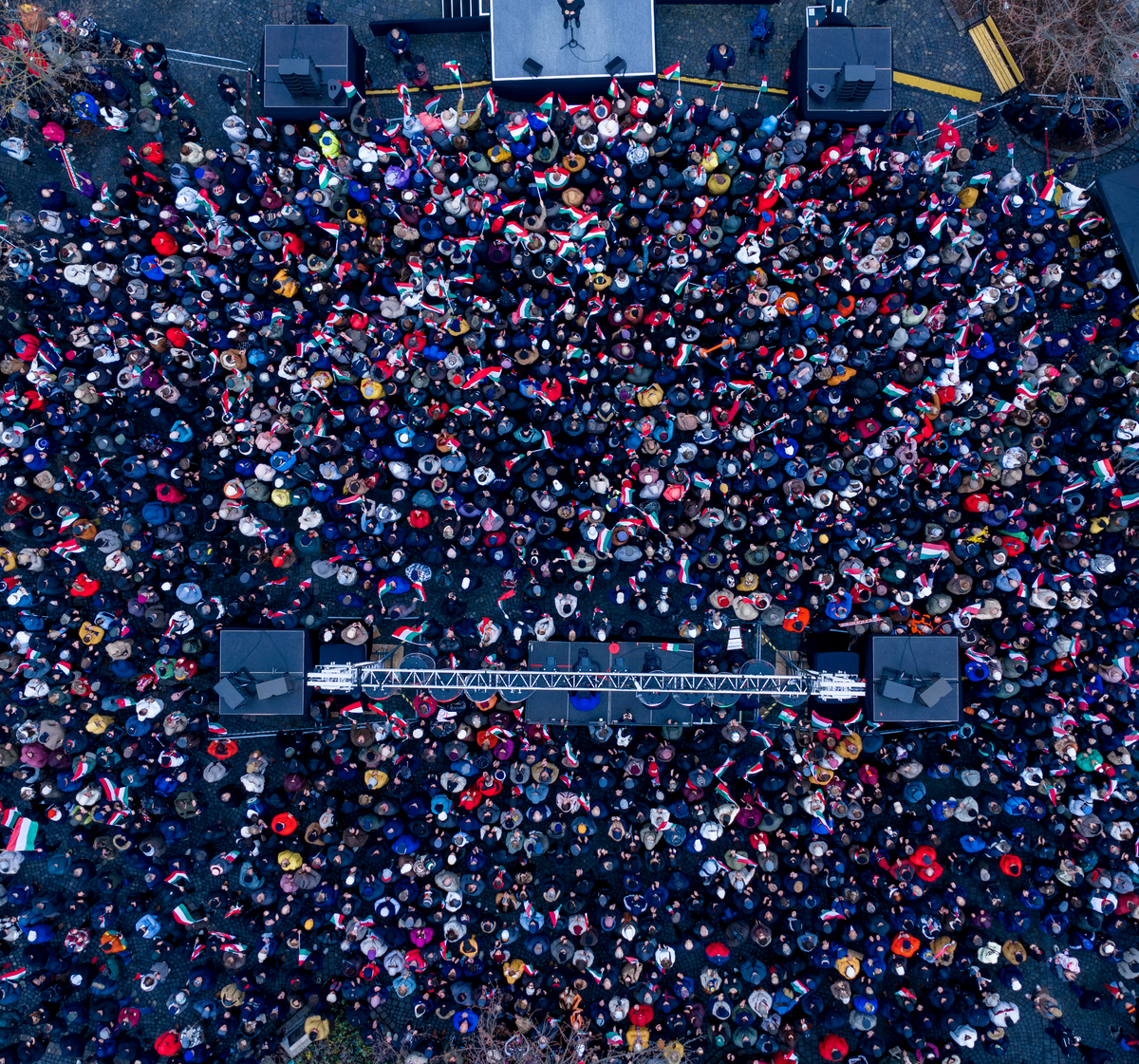Orbán Viktor beszéde Veszprémben.