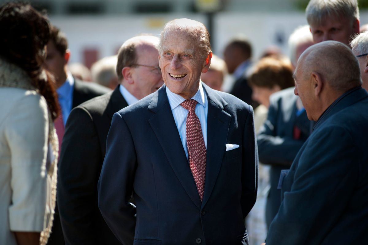 Prince Philip visits SS Robin