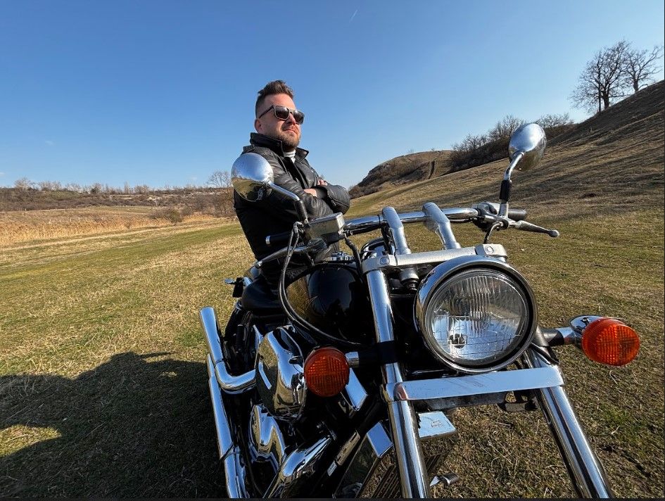 Gudics Máté régi vágya vált valóra új motorjával