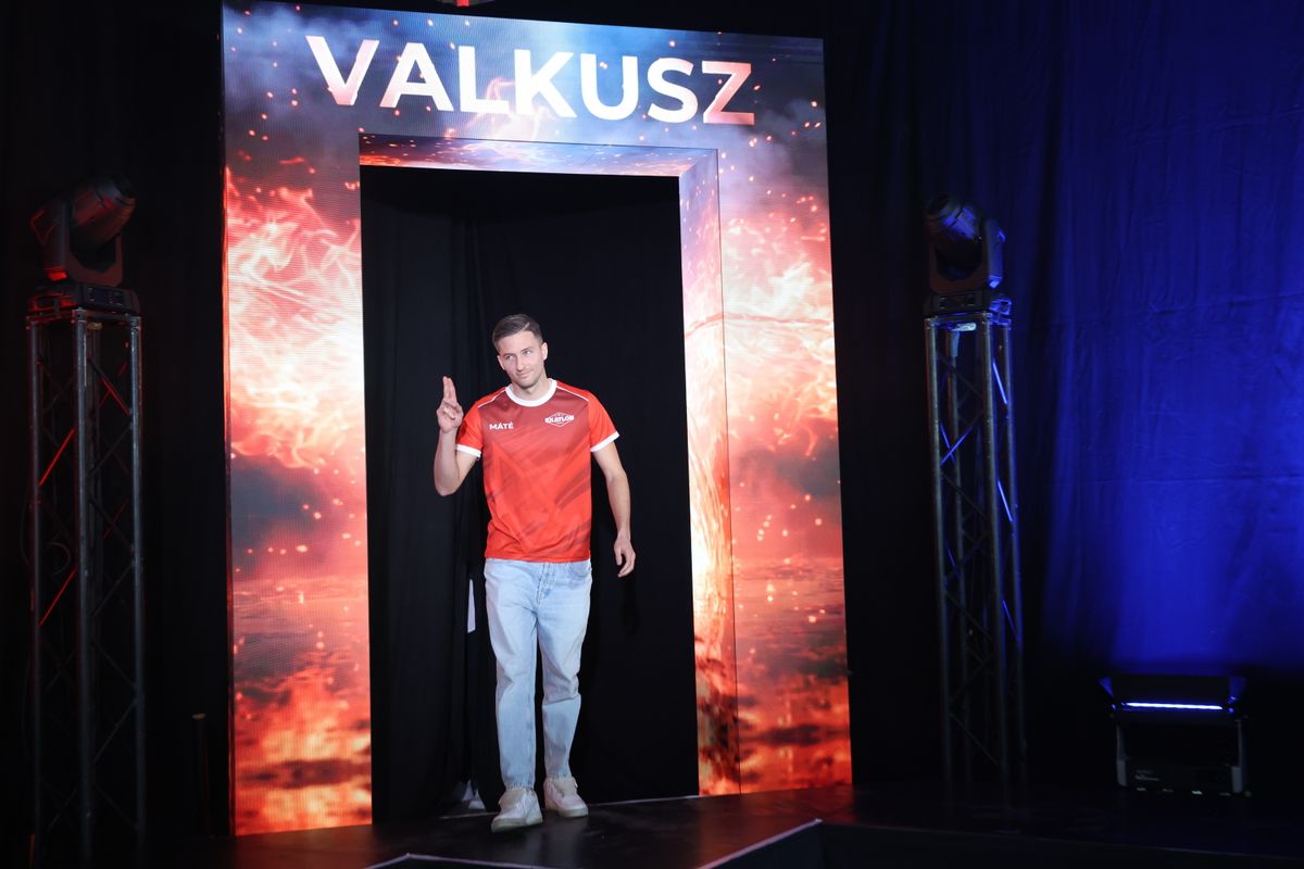 Valkusz Máté az Exatlon sajtóeseményén magabiztos volt. 