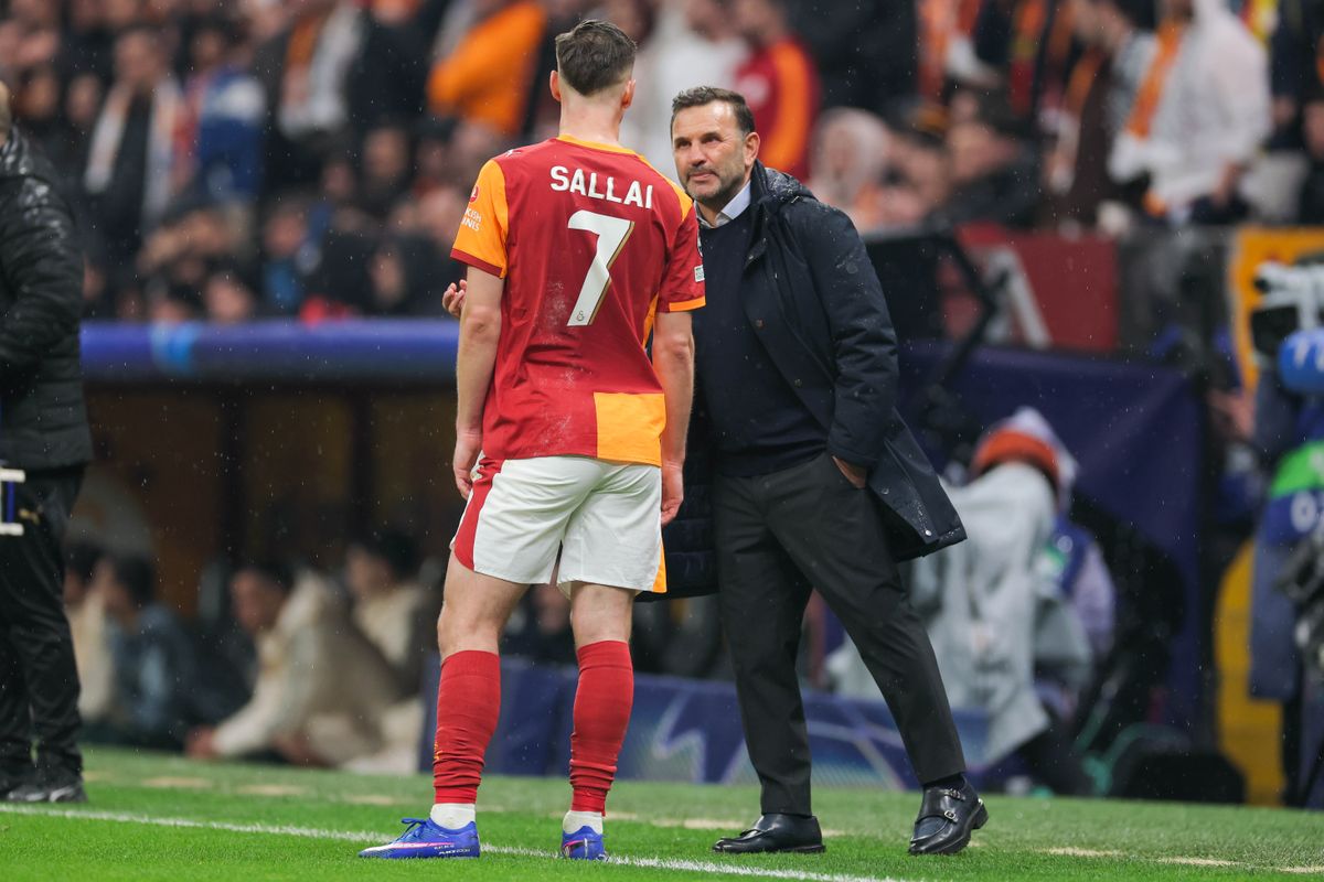 Galatasaray-Liverpool: Sallai Roland és Okan Buruk