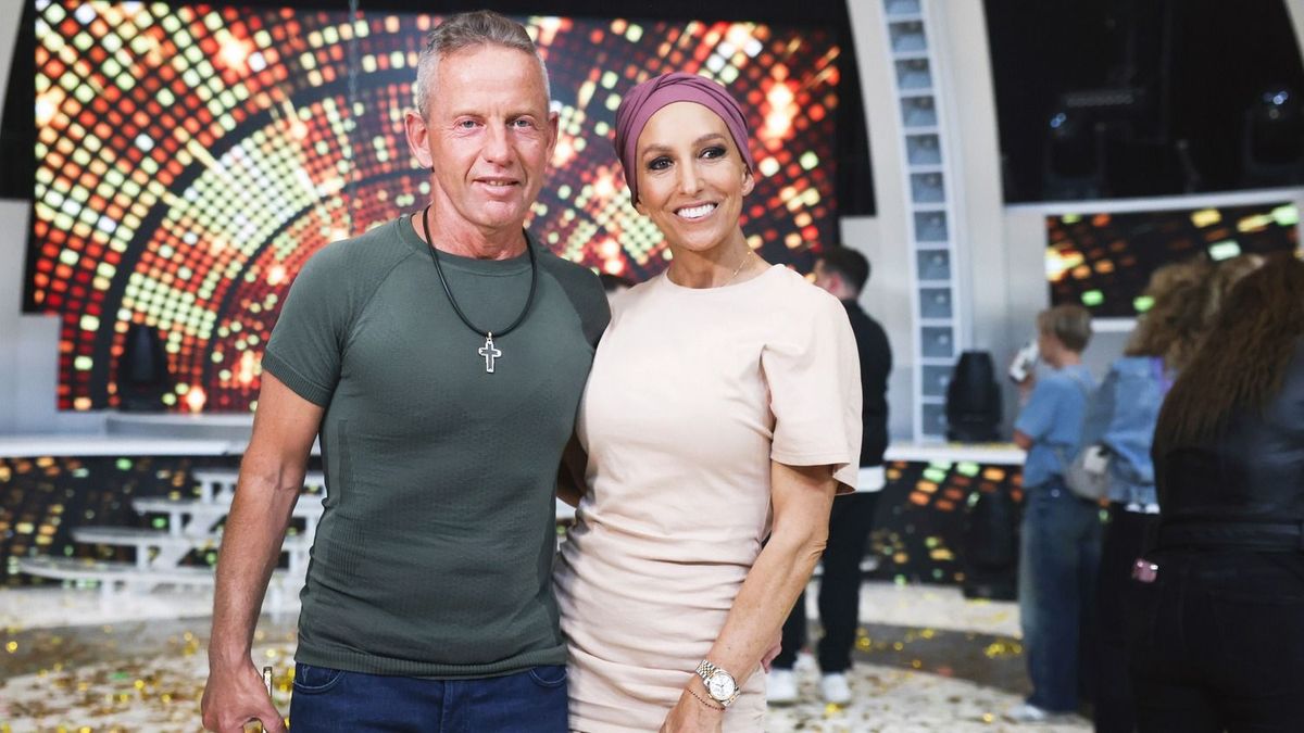 Schobert Norbi és Réka boldogan jelentek meg együtt A Nagy Duett forgatásain..
