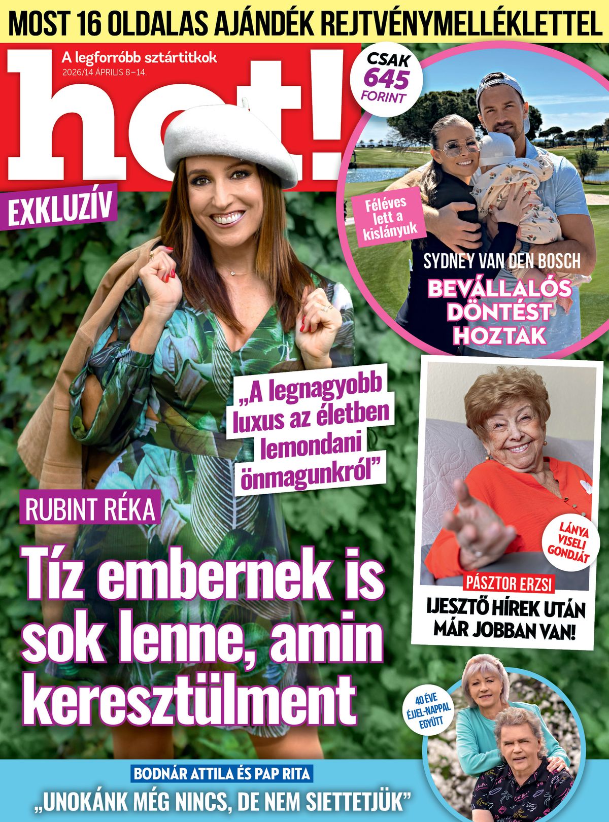 További izgalmas sztárhírekért keresd a hot! magazin legfrissebb számát! 