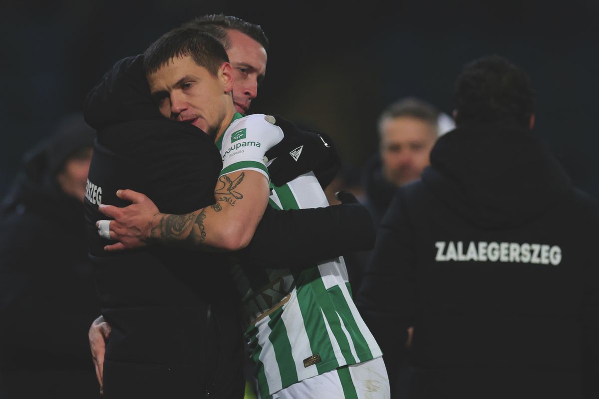 Julian Jenner pár éve a ZTE pályaedzőjeként üdvözölte korábbi Fradi-beli csapattársát, Muhamed Besicet