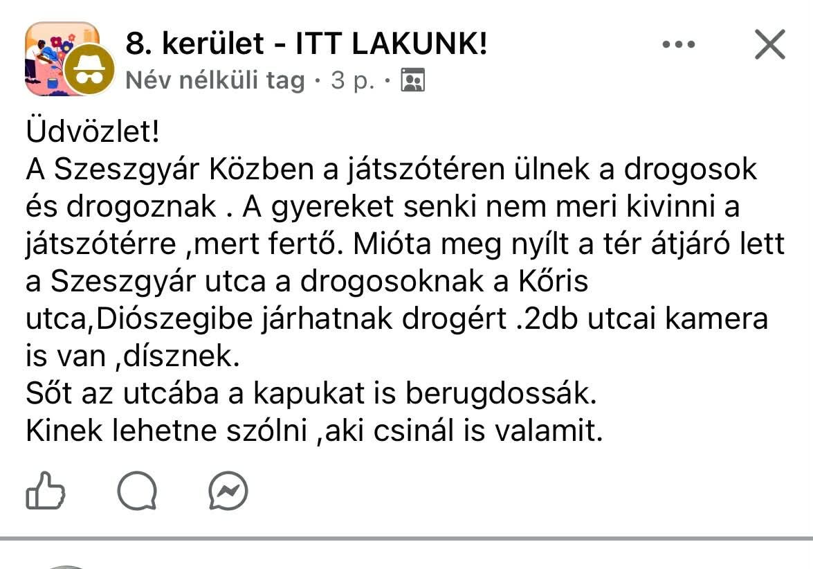 droghelyzet Józsefváros gyerekek