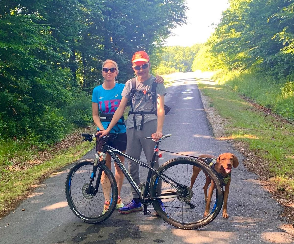 Edit nagyon szeret a természetben lenni, ahova autista fia, álmos is szívesen vele tart