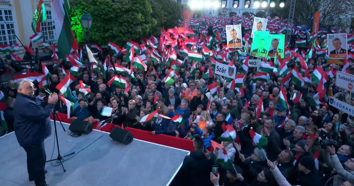 Orbán Viktor Országjárás Székesfehérvár 2026.04.10.
Vége