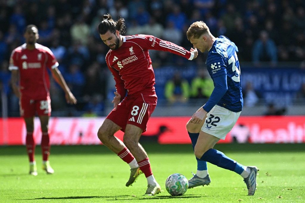 Szoboszlai az Everton-Liverpool meccsen
