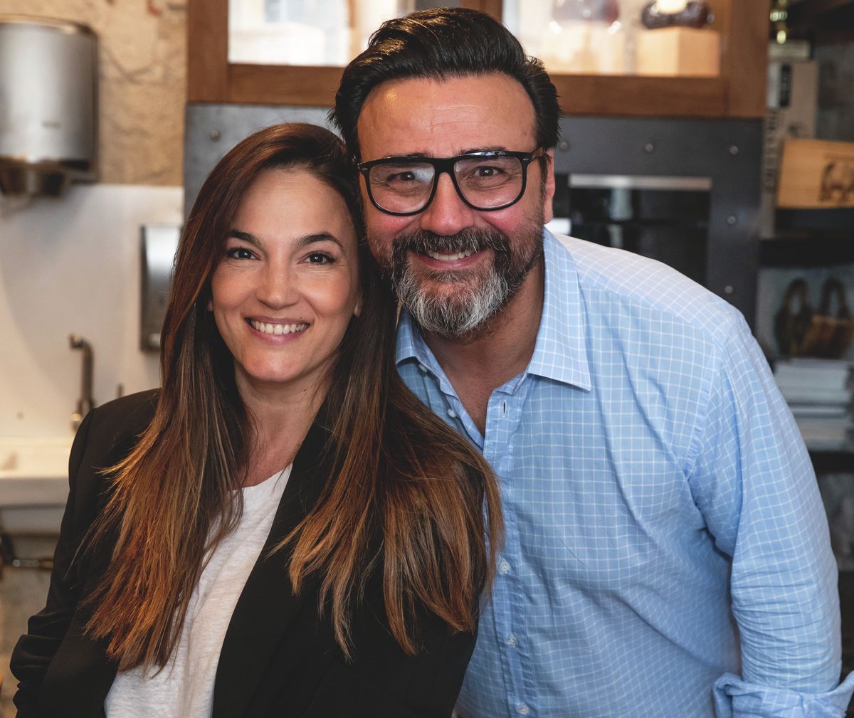 Gianni Annoni és felesége, Debreczeni Zita 