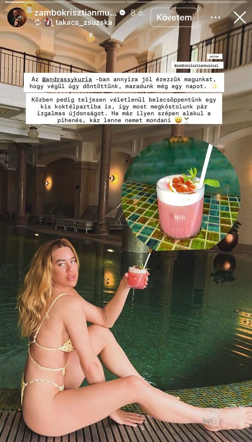 Takács Zsuzska bikiniben mutatta meg elképesztő alakját.