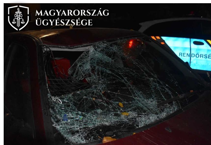 Drámai baleset: a szélvédőn csapódott át a biciklis, az ittas sofőr elmenekült