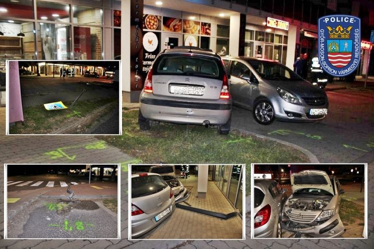 A sofőr épp az anyósülésen aludt, mikor bekövetkezett a baj