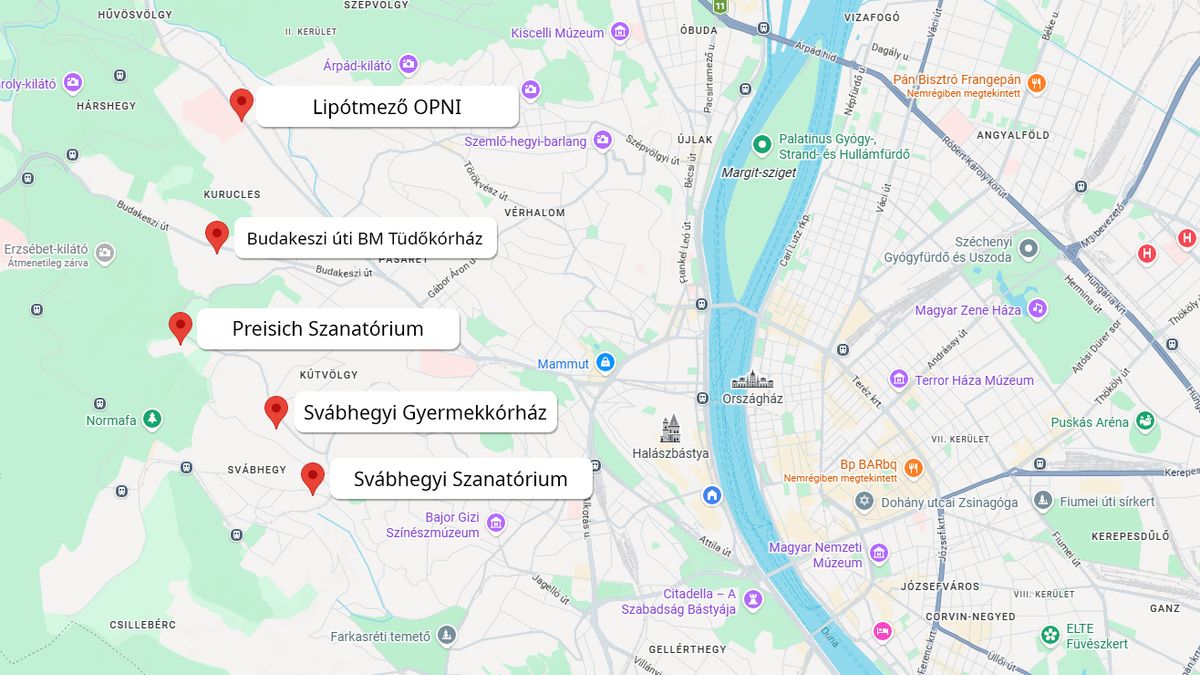 Elhagyott szanatóriumok Budánszanatórium