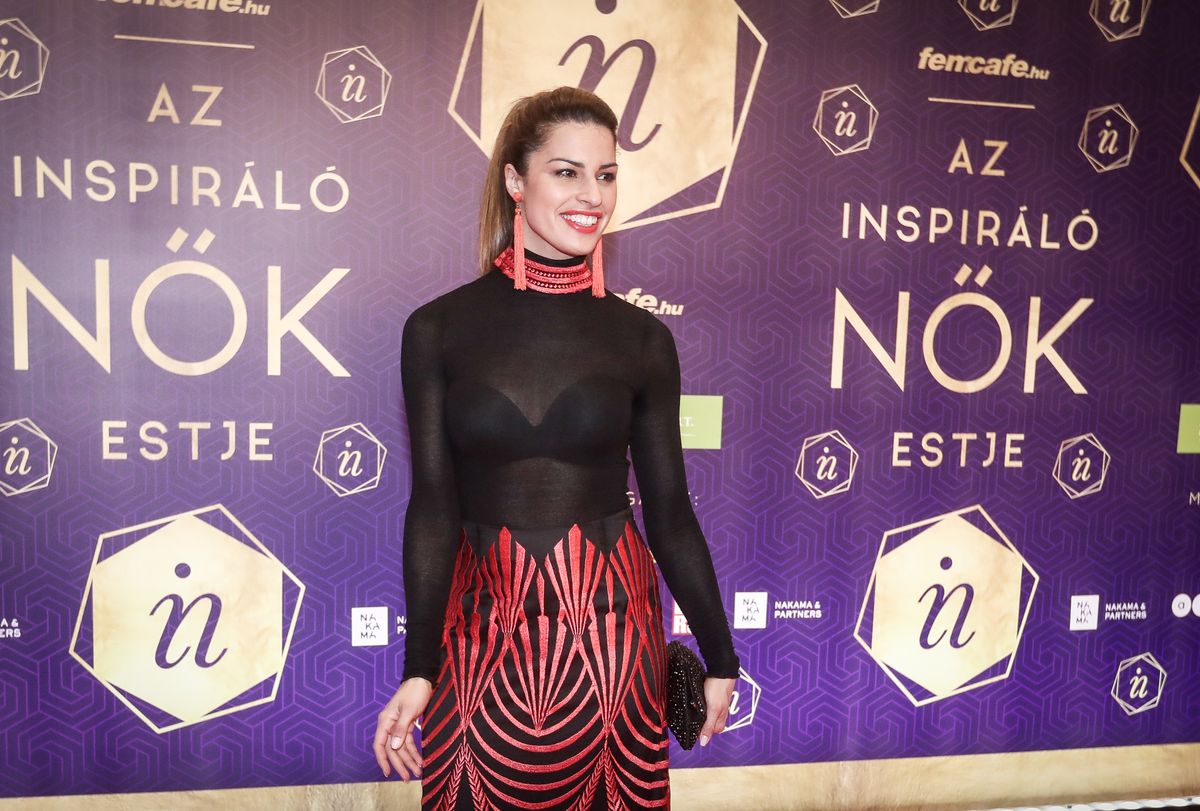 Czippán Anett az Inspiráló Nők díjátadó gáláján