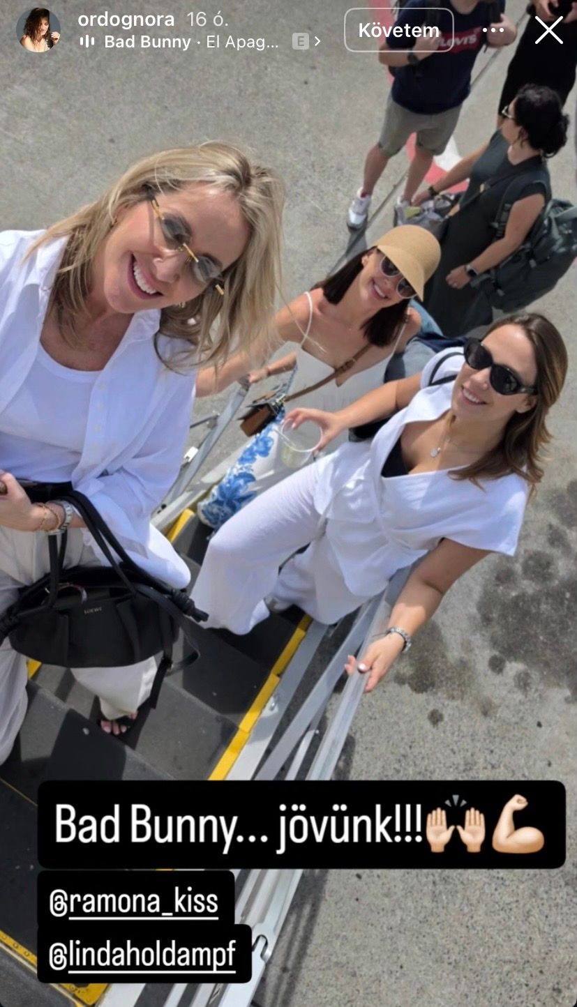 Linda Holdampf is feltűnt Ördög Nórák Instagram történetében.
