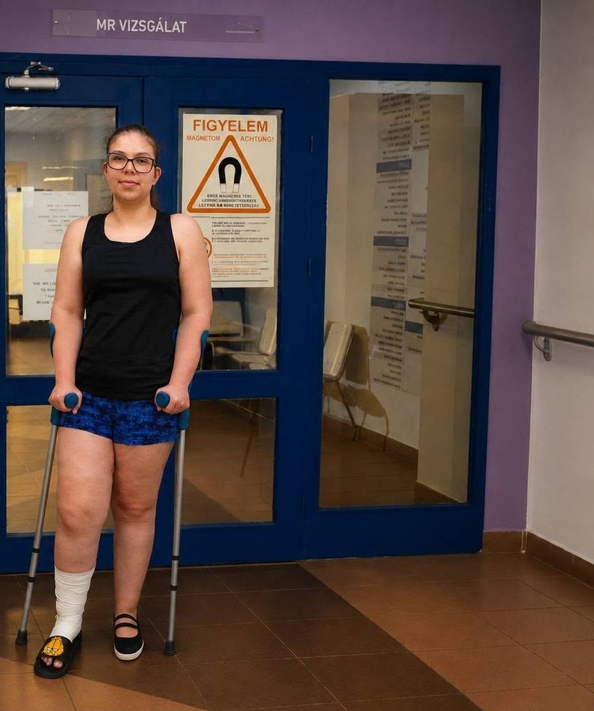 Karina egy autóbalesetben megsérült