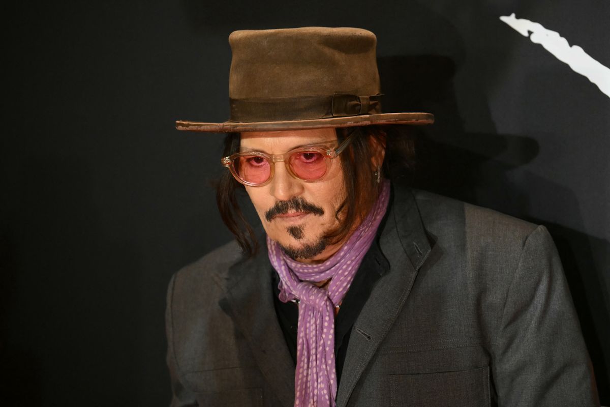 Johnny Depp egy eseményen.