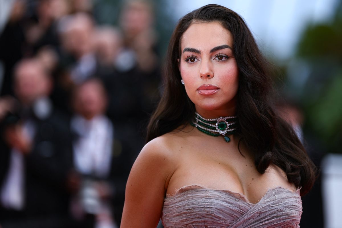 Georgina Rodriguez egy híres eseményen.